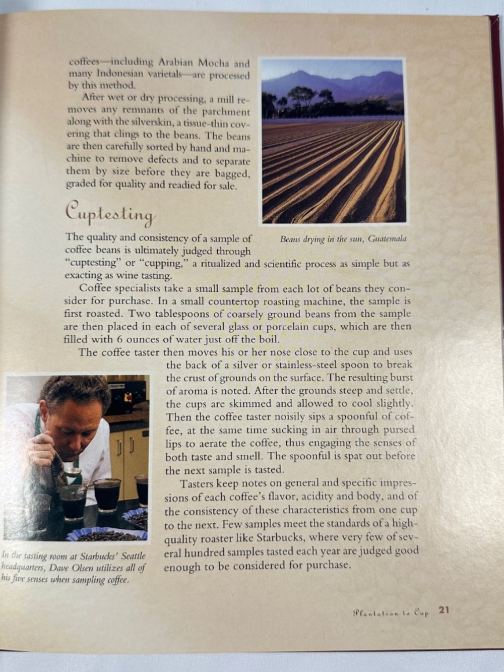 Starbucks Passion for Coffee:A Starbucks Coffee Cookbook 1994 Vintage - Picture 4 of 6